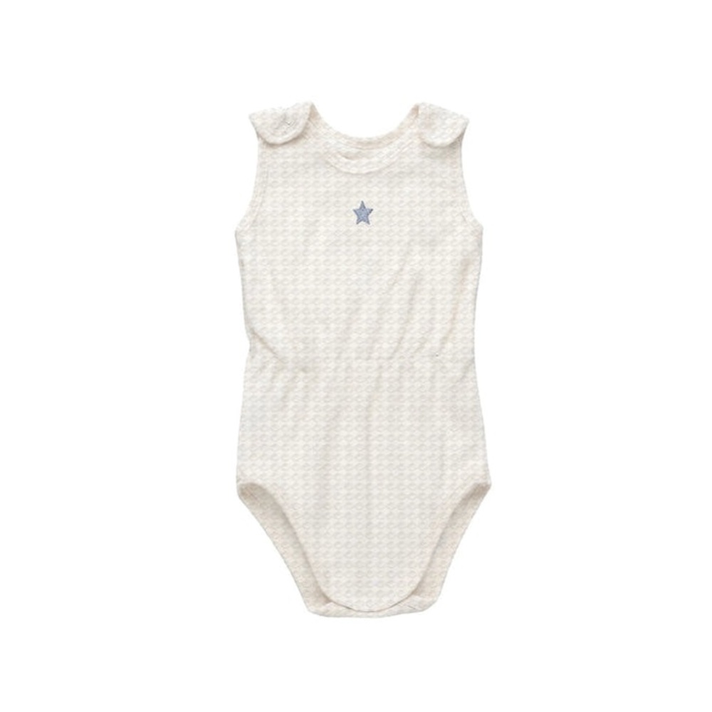 Ely and Co Sleeveless Baby Onesie romper with Star